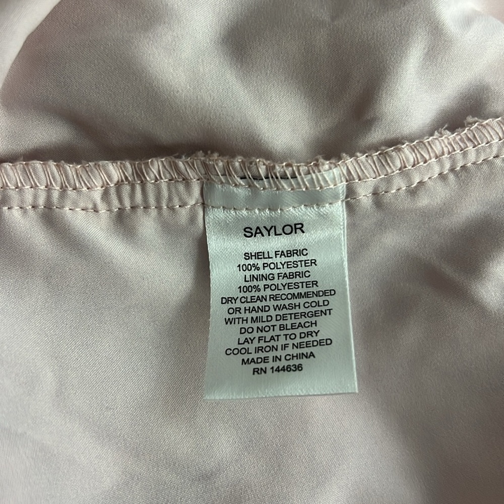 SAYLOR Elana Lace Up Fringe Dress S - Picture 9 of 9